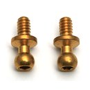 Team Associated 9795 FT Ti Nitride Ballstuds 4-40x.20 - long