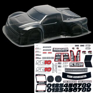 Team Associated SC10 Contender Body, clear