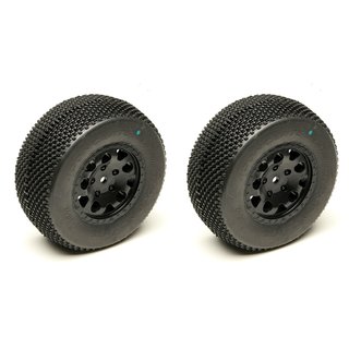 Team Associated 9889 Wheels/Tires, Mounted Subcultures, hex
