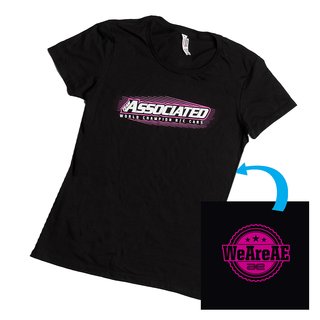 Team Associated SP122XL Ladies AE Speed Tee, black, X-Large