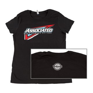 Team Associated SP128L Womens Tri T-Shirt, black, L
