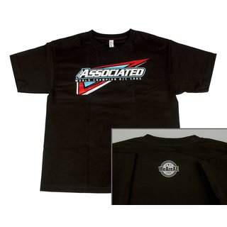 Team Associated SP129L Youth Tri T-Shirt, black, L