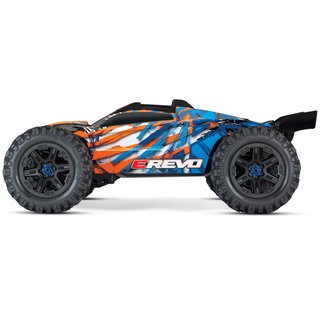 Traxxas 86086-4ORNG E-Revo BL 2.0 4x4 VXL orange RTR Set mit 2x LiPo Akku + Lader