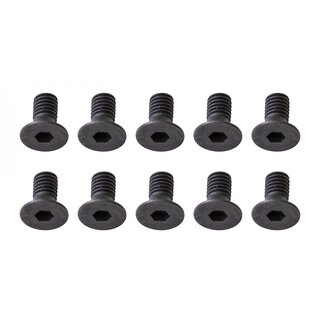 Team Associated Screws, M2.5x8mm FHCS, 2mm hex