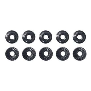 Team Associated M4 Low Profile Serrated Steel Wheel Nuts