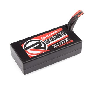 RUDDOG 3000mAh 50C 7.4V LiPo Short Stick Pack Battery with XT60 Plug