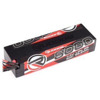 RUDDOG 8000mAh 50C 7.4V LiPo Stick Pack Battery with XT60...