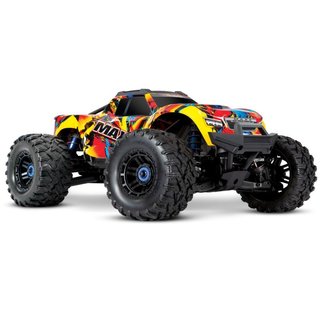 Traxxas 89076-4SLRF MAXX 1:10 RTR TSM SR  VXL-4S Regler ohne Akku/Lader Solar Flare