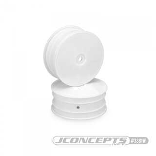 Jconcepts Mono - B74 | B64 | Yokomo YZ4-SF front wheel (white) - 4pc