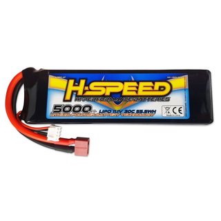 H-Speed 5000MAH 11.1V 30C LIPO AKKU MIT T-STECKER / XH