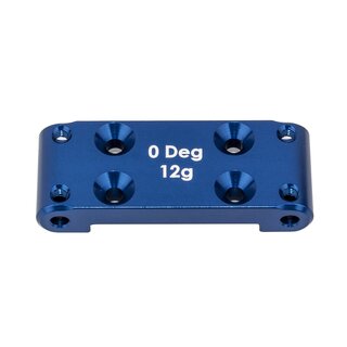 Team Associated RC10B6.4 Front Bulkhead  [0], blue aluminum