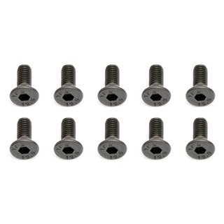 Team Associated Screws, 3x8 mm FHCS