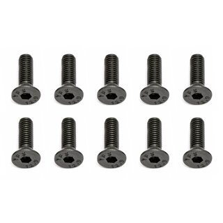 Team Associated Screws, 3x10 mm FHCS