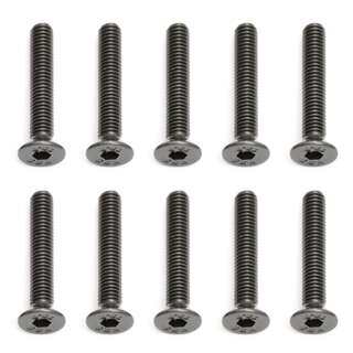 Team Associated Screws, 3x18 mm FHCS