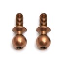 Team Associated 91118 FT TiN Heavy-duty Ballstuds, 6 mm