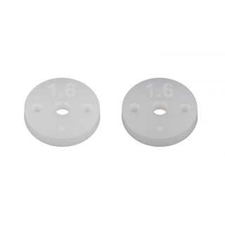 Team Associated FT 13mm Shock Pistons, 2.5mm, 2x1.6