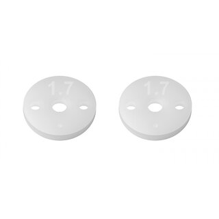 Team Associated FT 13mm Shock Pistons, 2.5mm, 2x1.7