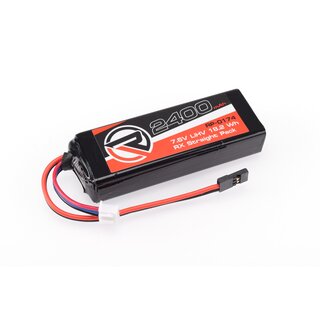RUDDOG 2400mAh 7.6V LiHV RX Straight Pack (Fits...