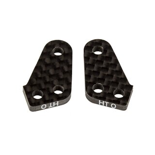 Team Associated RC10B74 FT Steering Block Arms, HT 0,...