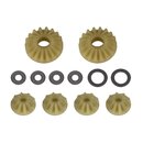 Team Associated RC10B74 FT LTC Differential Rebuild Set,...