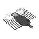 XB2 GRAPHITE CHASSIS & SIDE BRACES - SET