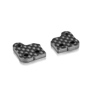 Graphite Extension fr Alu Achsschenkel 2.5mm - 1 Slot (1+1)