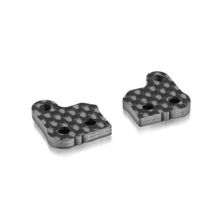 Graphite Extension fr Alu Achsschenkel 2.5mm - 2 Slot (1+1)