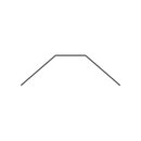XB2 ANTI-ROLL BAR REAR - SHORT - 1.0 MM