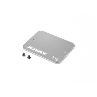 STAINLESS STEEL WEIGHT UNDER SERVO FOR 1-PIECE CHASSIS 13g