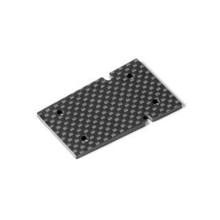 XB420 Kohlefaser Platte Getriebeerhhung schmal 2mm