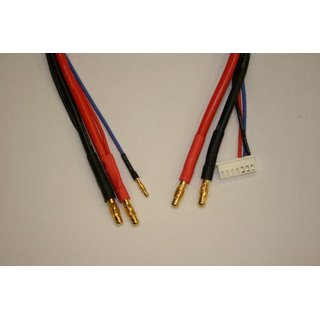 Hspeed HSPC001 Ladekabel 4mm Goldkontakt 40cm mit XH