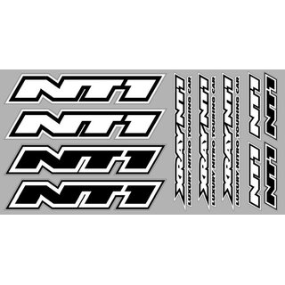 Karosserieaufkleber NT1 - Weiss, vorgeschnitten