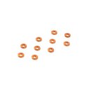 Alu Schimscheiben 3 x 7 x 1.0mm - orange (10)