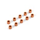 Unterlegscheibe 3mm x 5mm x 4,0mm, Alu (10) Orange