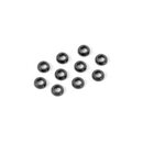 Alu Unterlegscheiben konisch 3x6x2mm - schwarz (10