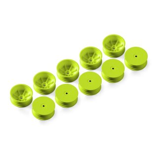 4WD FRONT WHEEL AERODISK WITH 12MM HEX IFMAR YELLOW HARD 10