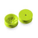 4WD FRONT WHEEL AERODISK WITH 12MM HEX IFMAR YELLOW HARD (2)