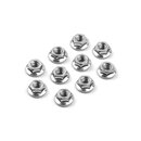 Stahl F�cherscheibenmutter M4