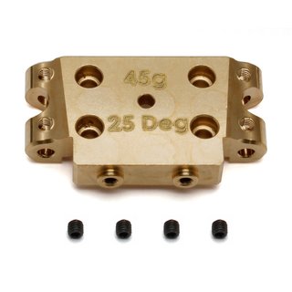 Team Associated 91365 FT Brass Bulkhead 25 Grad, 45g