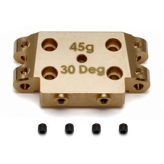 Team Associated 91366 FT Brass Bulkhead 30 Grad, 45g
