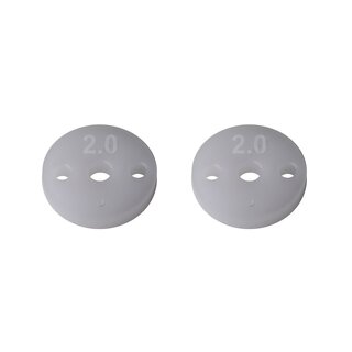 Team Associated FT 13mm Shock Pistons, 2.5mm, 2x2.0