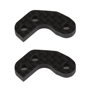 Team Associated RC10B7 Caster Block Link Mount Set, +1mm