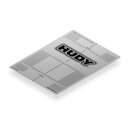 Kunststoffaufkleber f�r Setup-Platte 282x386mm 1/10 On Road