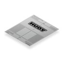 Kunststoffaufkleber Setup-Platte 331x386mm 1/10 Off Road