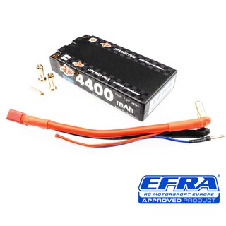 Intellect MC3 4400mAh 120C 7.6V Long Runtime LCG Graphene Shorty Pack LiHV