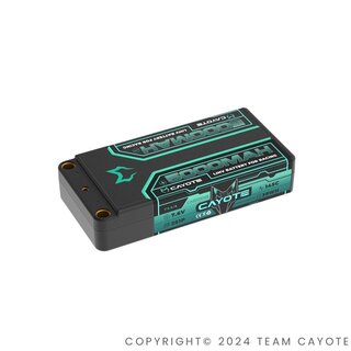 Cayote Racing LiPo Batterie, 145C, 5000mAh, 7.6V, 38Wh (95.8x46.5x19.8mm / 186g)