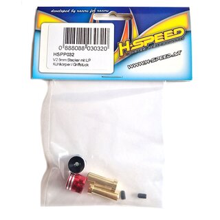 Stecker 5mm mit LP Khlkrper / Griffstck H-SPEED