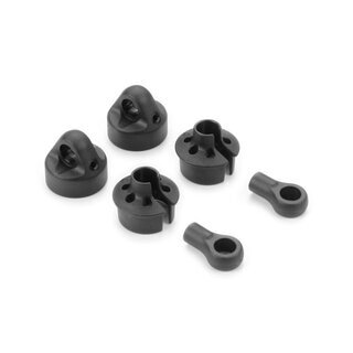 COMPOSITE SHORT SHOCK CAP, SPRING COLLAR & BALL JOINT - BIG XRAY