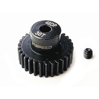 Stahlritzel 30 Zhne, 48dp, Bohrung 3,175mm Welle HSpeed