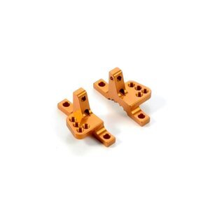 Obere Alu Bulkhead Klammern (L+R) - ORANGE
